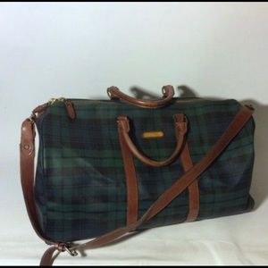 COPY - Rare Vintage Ralph Lauren Polo Duffle (Black Watch)